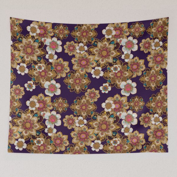 Item preview, Purple,Paisley Floral designed and sold by Alma Lee.