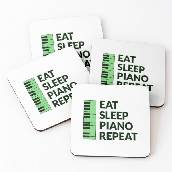 Item preview, Eat Sleep Piano Repeat - keyboard  musician - Pianist gift ideas designed and sold by Inspirationmotivation.