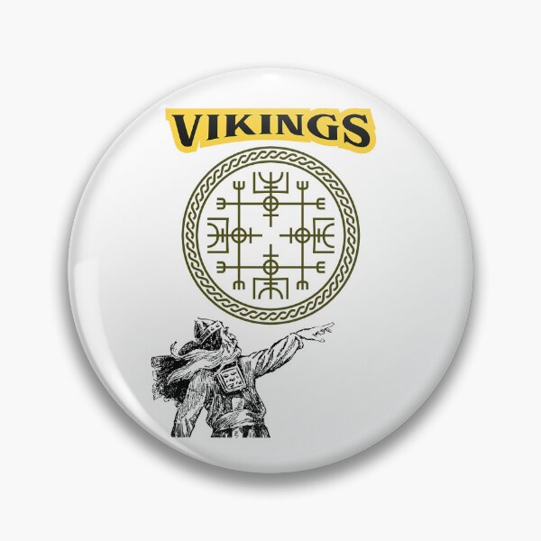 Item preview, Retro Viking Symbol Compass Vegvisir Nordic Rune Celtic designed and sold by Echo Aesthetics.