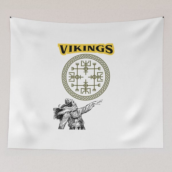 Item preview, Retro Viking Symbol Compass Vegvisir Nordic Rune Celtic designed and sold by Echo Aesthetics.