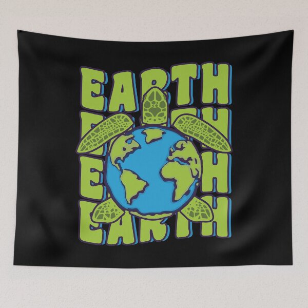 Item preview, Groovy Planet Earth Day Sea Turtle Lover Ocean Environmental designed and sold by MintedFresh.