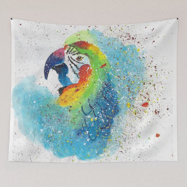 Item preview, Parrot Macaw Original Art designed and sold by loganferret.