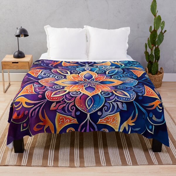 Aperçu de l'œuvre Belle fleur de mandala créée et vendue par MuaveMotifs.
