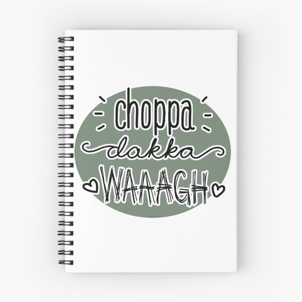 Item preview, Choppa Dakka Waaagh! - green designed and sold by ChewyEnnui.