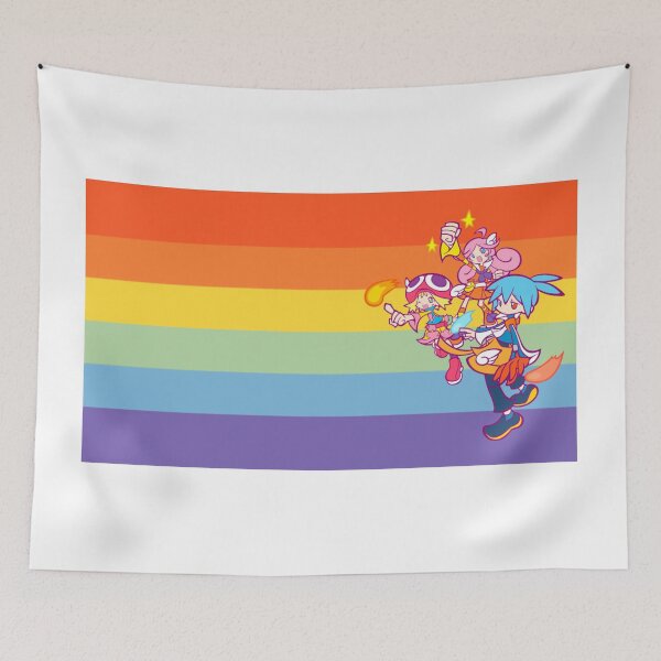 Item preview, Puyo Puyo Pride Flag designed and sold by cloudwaifu.