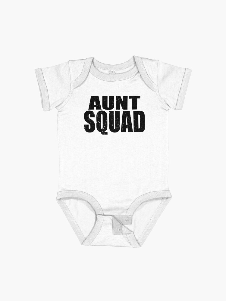 Aunt Squad Worlds Best Aunt T-Shirt Cute Funny Shirt Baby Shower Gender  Reveal Party Baby One-Piece