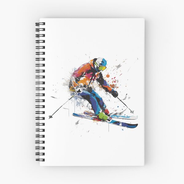 Item preview, Hit the Slopes in Style: Shop our Skier Print Apparel and Homeware Collection! designed and sold by ThePurpleMelon.