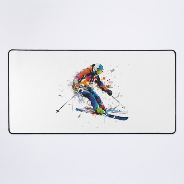 Item preview, Hit the Slopes in Style: Shop our Skier Print Apparel and Homeware Collection! designed and sold by ThePurpleMelon.
