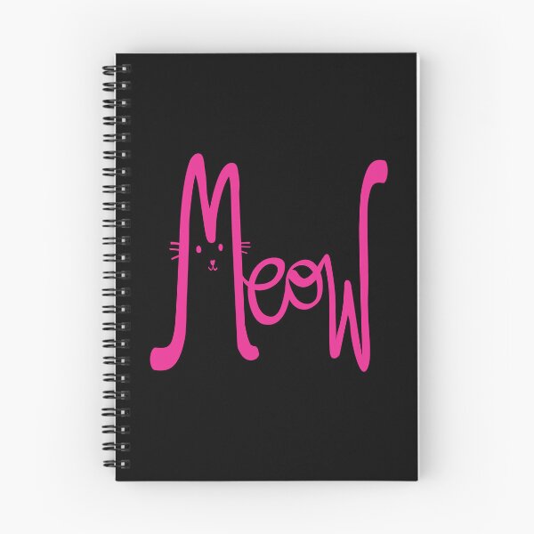 Item preview, Meow Cute Cat Magenta Minimalist FunnyTypography designed and sold by Zazizu.