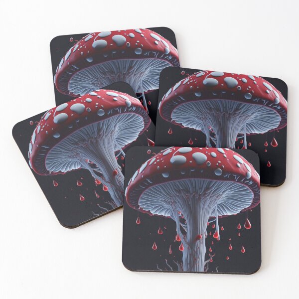 Aperçu de l'œuvre Mushroom #70 Part of the Mushroom Collection créée et vendue par Psychedelic Psychos.