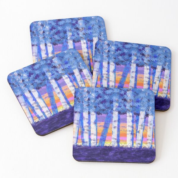 Item preview, SUNRISE BIRCHES designed and sold by Marni Scofidio Desi9ns.