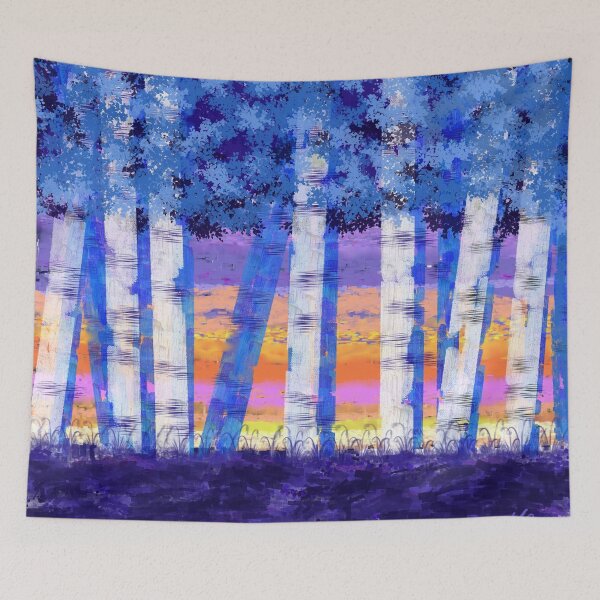 Item preview, SUNRISE BIRCHES designed and sold by Marni Scofidio Desi9ns.