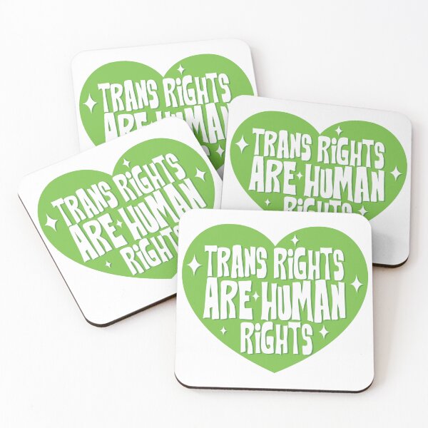 Item preview, Green Trans Rights are Human Rights designed and sold by Olivia Oltmanns.