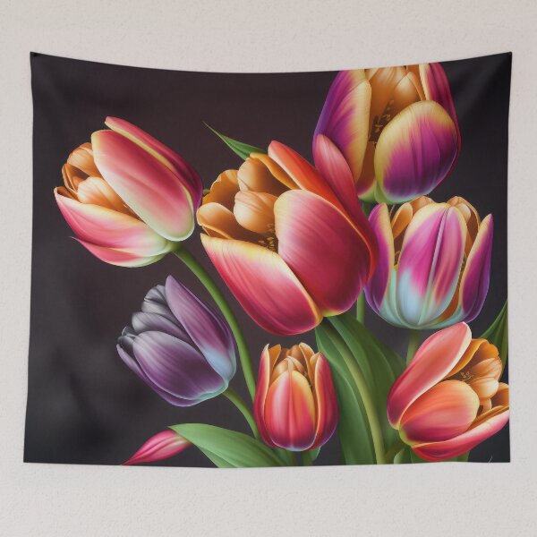 Artikelvorschau, Tulips Flowers entworfen und verkauft von Damian Sobczyk.
