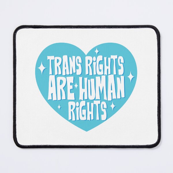 Item preview, Blue Trans Rights are Human Rights designed and sold by Olivia Oltmanns.