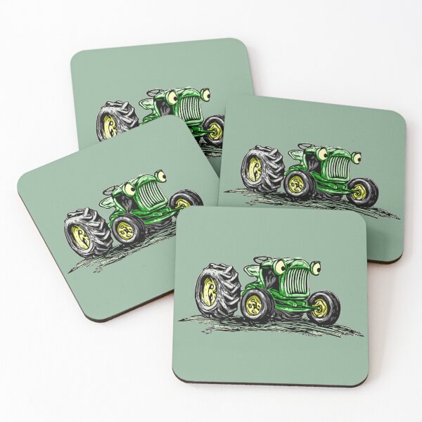 Item preview, Kid's Green Cartoon Tractor designed and sold by Glenn Mueller.