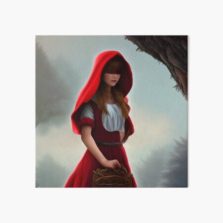Little Red Riding Hood Art Board Print