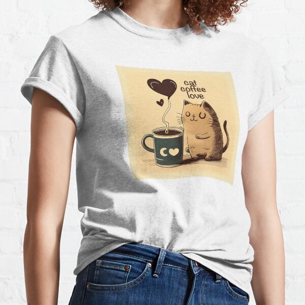 Item preview, Cat Coffee Love Cute Funny Kitty Heart Mug designed and sold by Aurora Hues.