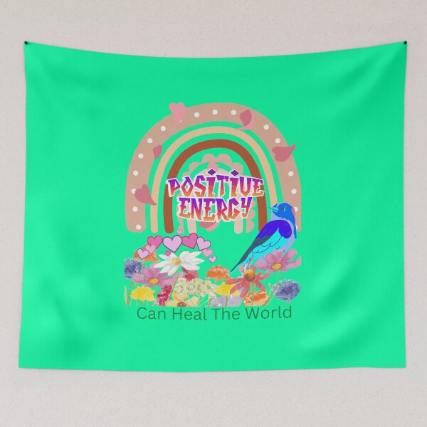 Item preview, Positive Energy Can Heal The World designed and sold by Echo Aesthetics.