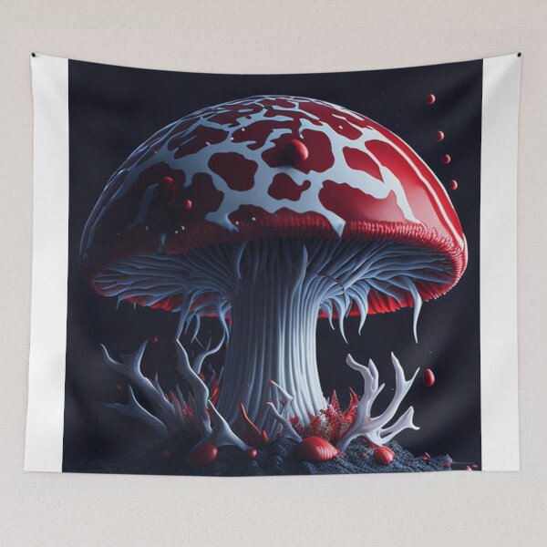 Artikelvorschau, Pilz Nr. 77 Teil der Pilzsammlung entworfen und verkauft von Psychedelic Psychos.