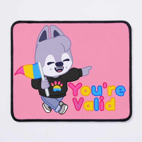 Item preview, STRAY KIDS (SKZOO) WolfChan Pansexual You’re Valid Pride  designed and sold by LilMissRandom17.