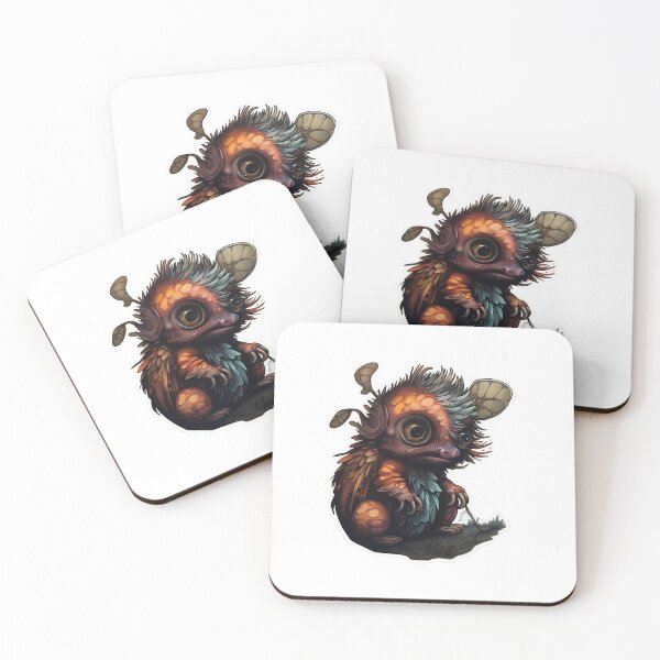 Item preview, Adorable Scared Creature Sticker designed and sold by A-green-dot.