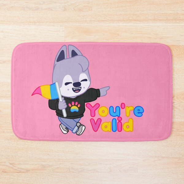 Item preview, STRAY KIDS (SKZOO) WolfChan Pansexual You’re Valid Pride  designed and sold by LilMissRandom17.
