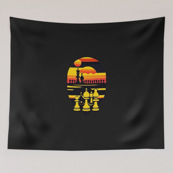 Item preview, Chess Retro Sunset designed and sold by Paintandgo.
