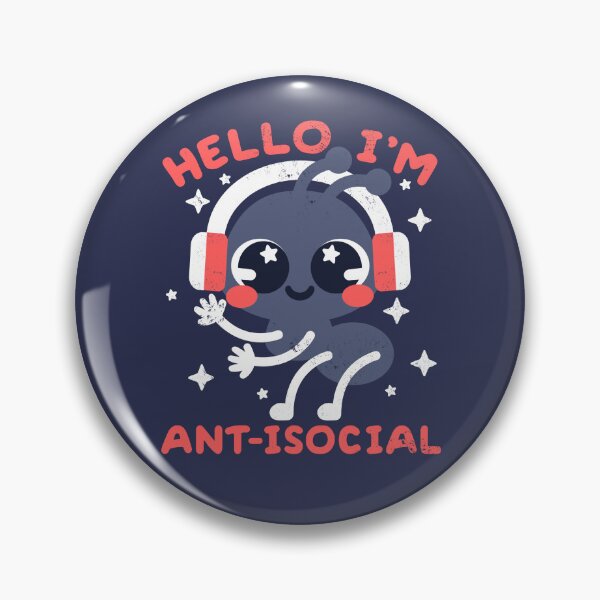 Item preview, Antisocial ant designed and sold by NemiMakeit.