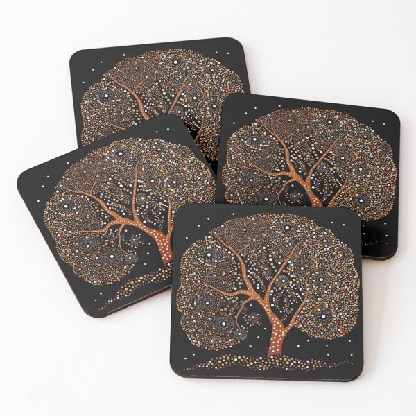Item preview, Aboriginal dot art, native Australian artwork designed and sold by SvarunPogani.