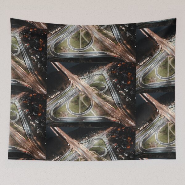 Item preview, Aerial view of large road intersection designed and sold by Lukasz Szczepanski.