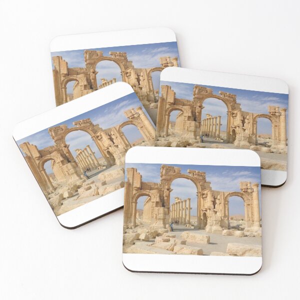 Item preview, From Palmyra's archaeological ruins of the Arc de Triomphe designed and sold by  Bride of the desert.