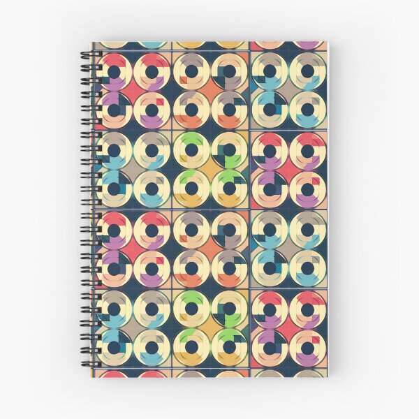 Item preview, Circles and squares pattern in 4 color pallet designed and sold by Arktos-Design.