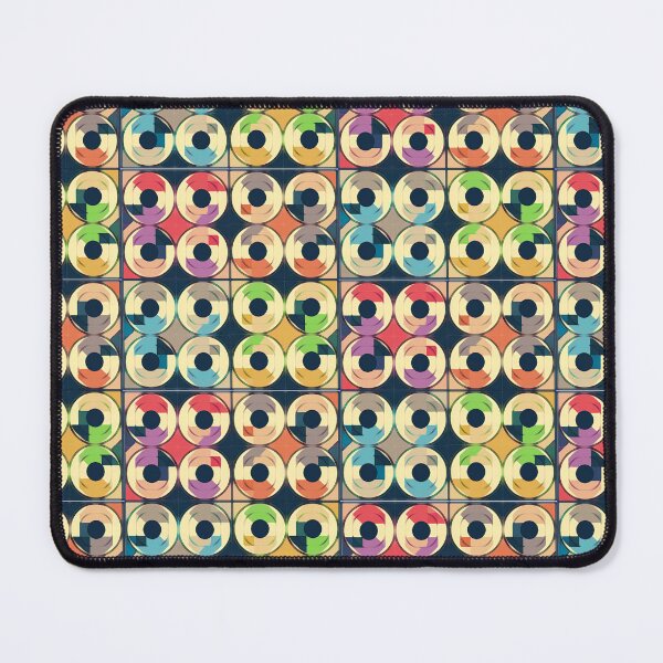 Item preview, Circles and squares pattern in 4 color pallet designed and sold by Arktos-Design.
