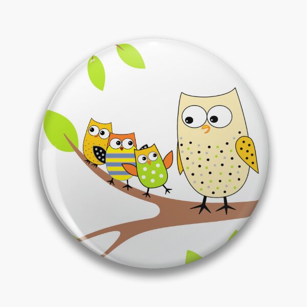 Item preview, Mumma Owl with her Three Owlets designed and sold by Kim Arnott.