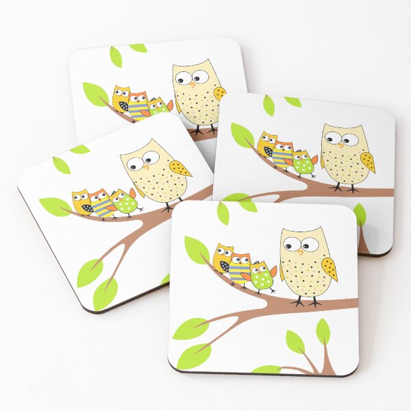 Item preview, Mumma Owl with her Three Owlets designed and sold by Kim Arnott.