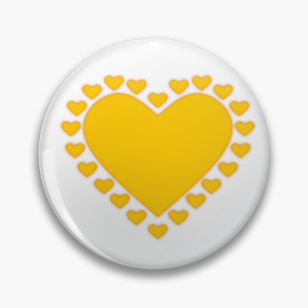 Item preview, Orange heart surrounded by hearts designed and sold by gemna117.