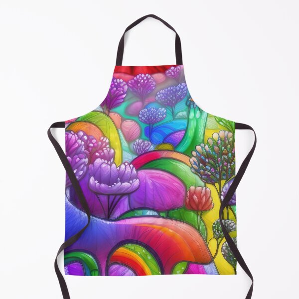 Item preview, Abstract Flower Garden designed and sold by Poetic Patterns Studio.