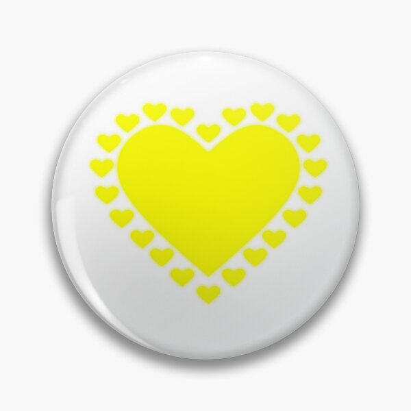 Item preview, Yellow heart surrounded by hearts designed and sold by gemna117.