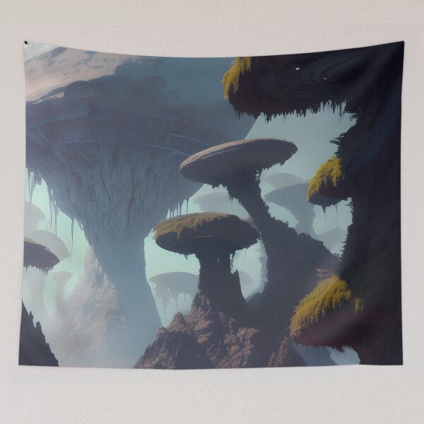 Item preview, Alien Fantasy Landscape Alien Planet designed and sold by VersoShopping.