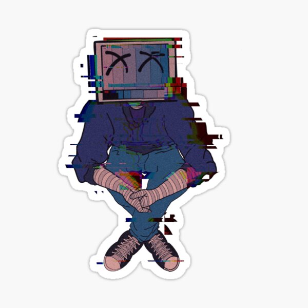 Glitching Tv-head by SarebearDraws