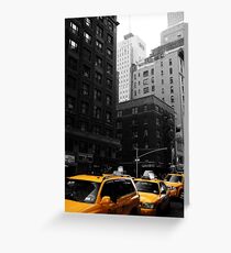 Taxi Greeting Card