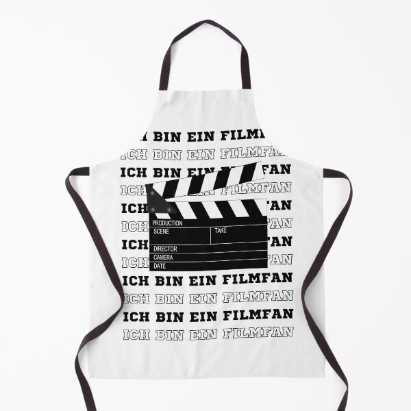 Item preview, "Ich bin ein Filmfan" (I am a movie fan) With Movie Clapper Illustrations designed and sold by RM-Journey.