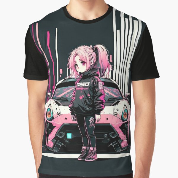 Sci Fi Anime Cyberpunk Anime Racing Queen Pink Car Art Board Print for  Sale by ultra-cool