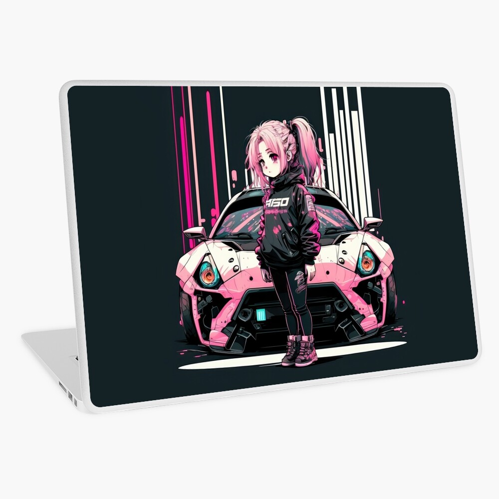 Sci Fi Anime Cyberpunk Anime Racing Queen Pink Car Art Board Print for  Sale by ultra-cool