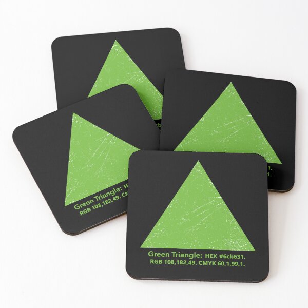 Item preview, Green Triangle designed and sold by Symbologee.