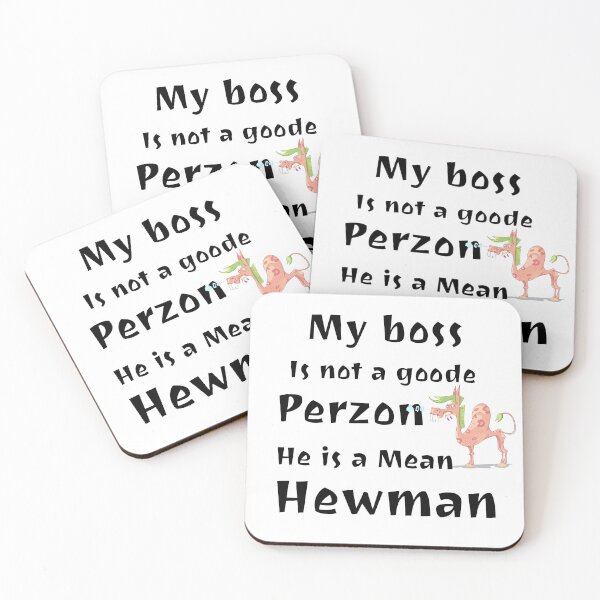 Item preview, mi jefe no es una persona divina, es un hombre malo, humano designed and sold by Sharahs Designs.