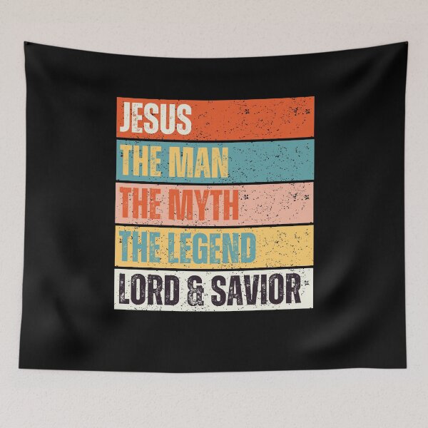 Item preview, Jesus The Man the Myth The Legend Lord and Savior Retro Vintage designed and sold by MacAndMoose.