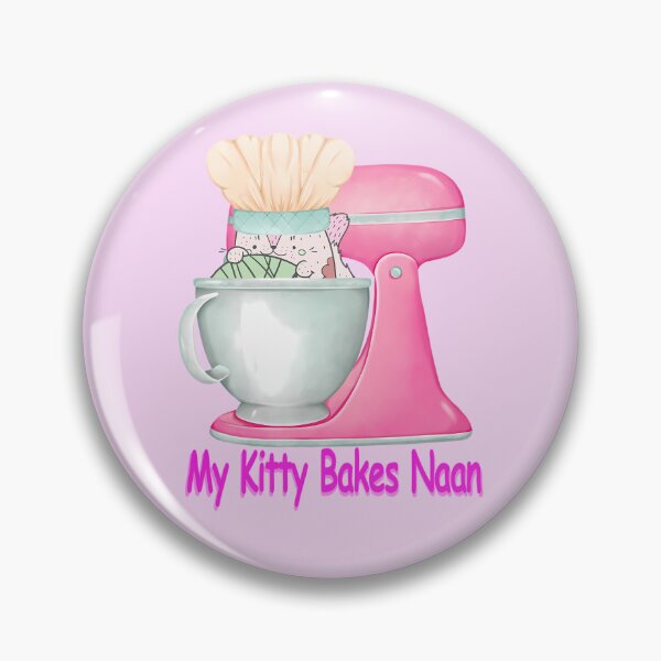 Item preview, My Kitty Bakes Naan Bread, Baker designed and sold by notsweettea.