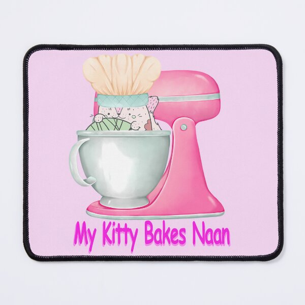 Item preview, My Kitty Bakes Naan Bread, Baker designed and sold by notsweettea.